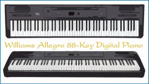 Williams Allegro 88 Key Digital Piano Review | williams allegro iii digital piano black 88 key reviews | williams allegro 2 plus 88 key digital piano packages